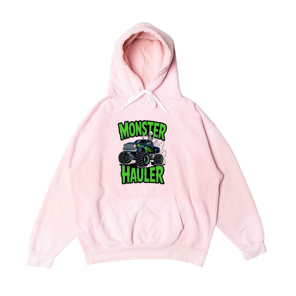 Monster Hauler Big Truck Cartoon Graphic Hoodie