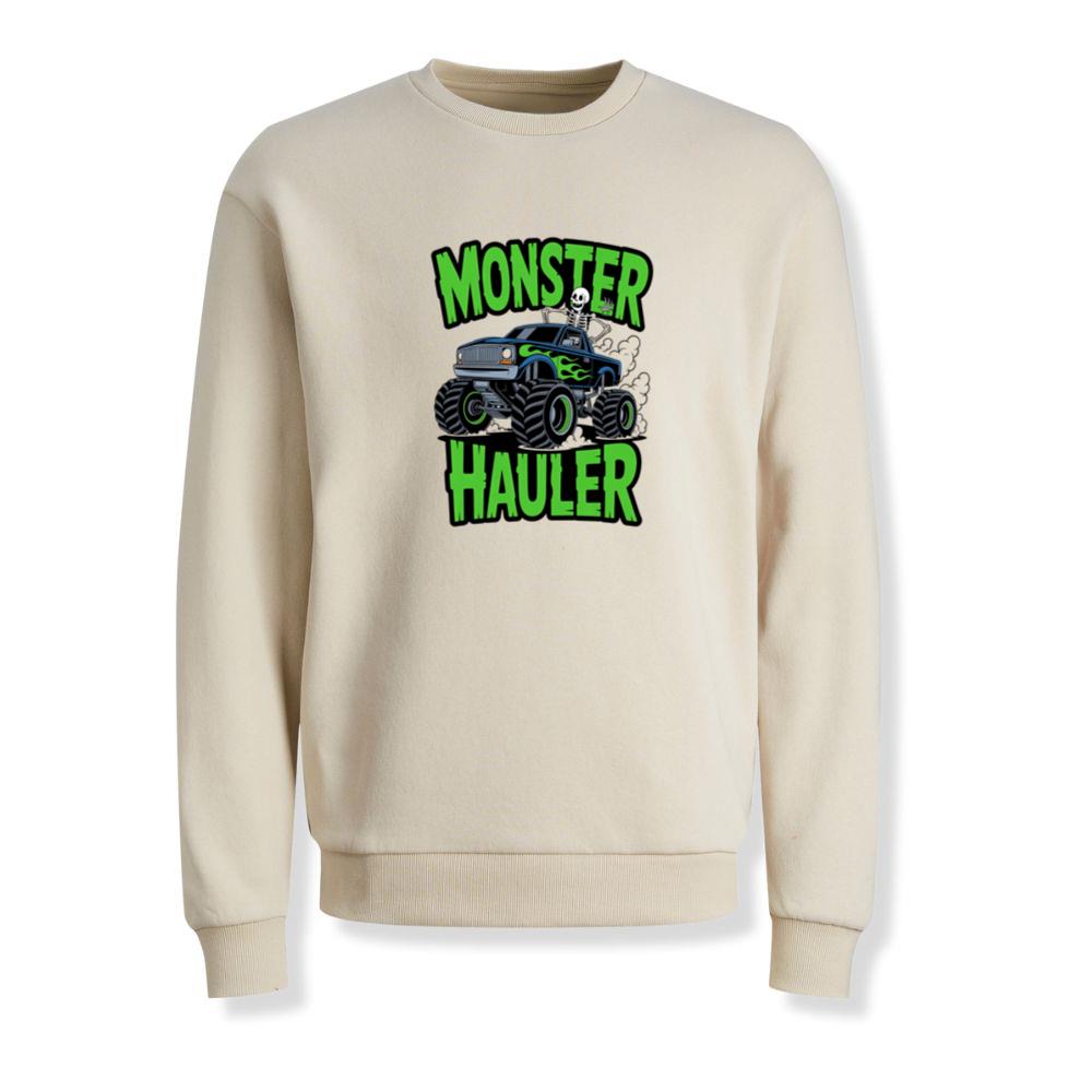 Monster Hauler Big Truck Cartoon Graphic Sweatshirt - Image 2