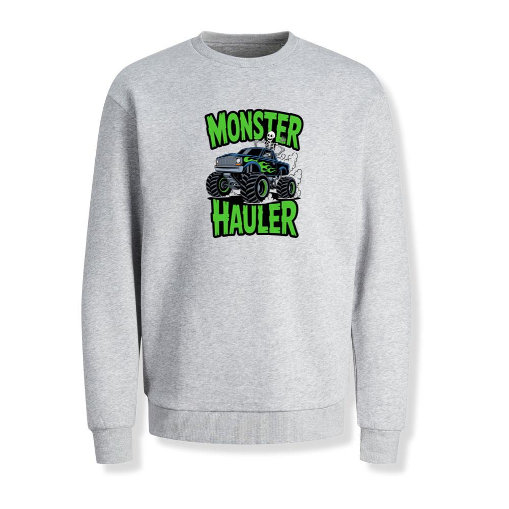 Monster Hauler Big Truck Cartoon Graphic Sweatshirt