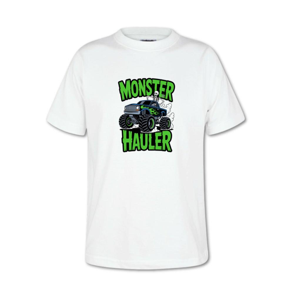 Monster Hauler Big Truck Cartoon Graphic T-Shirt