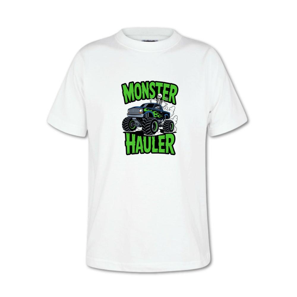 Monster Hauler Big Truck Cartoon Graphic T-Shirt