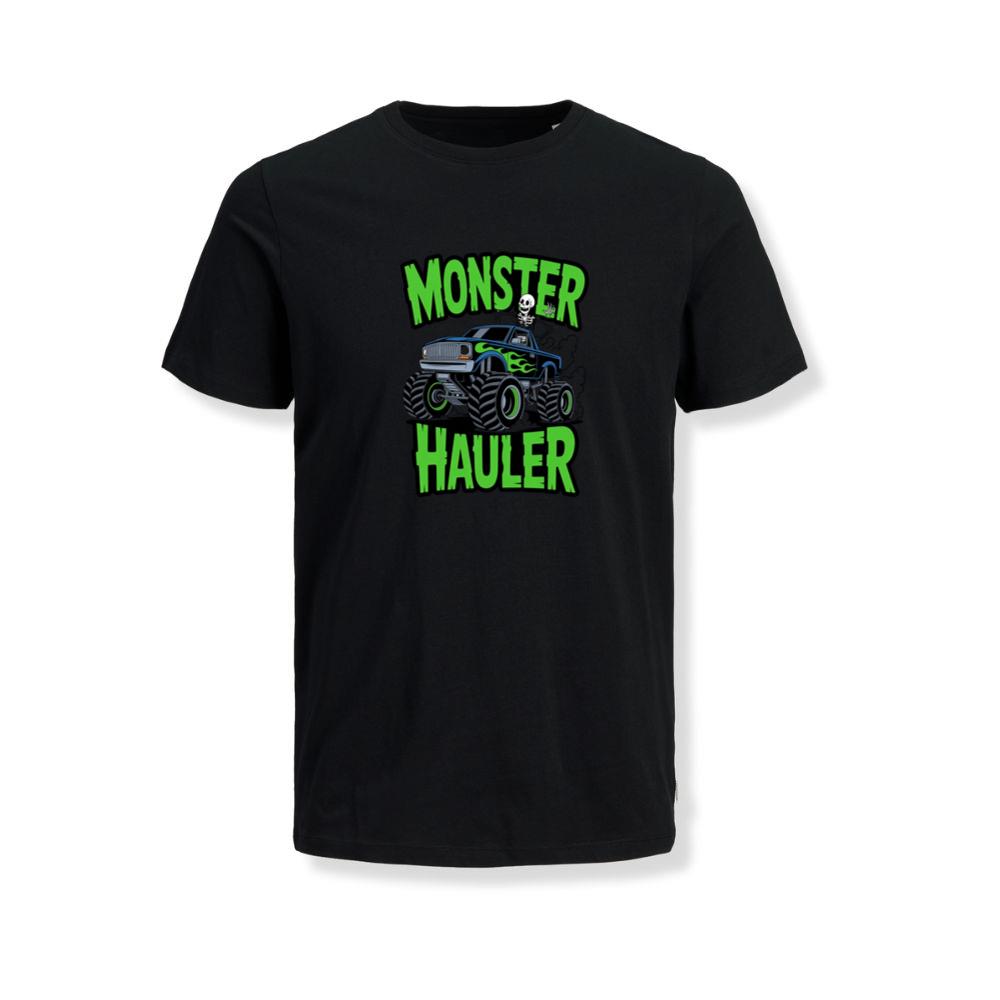 Monster Hauler Big Truck Cartoon Graphic T-Shirt