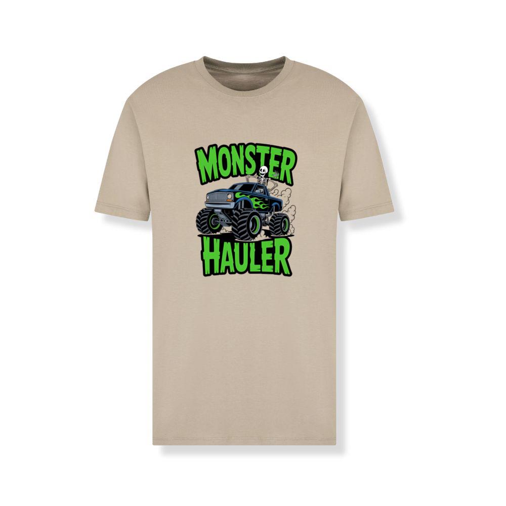 Monster Hauler Big Truck Cartoon Graphic T-Shirt