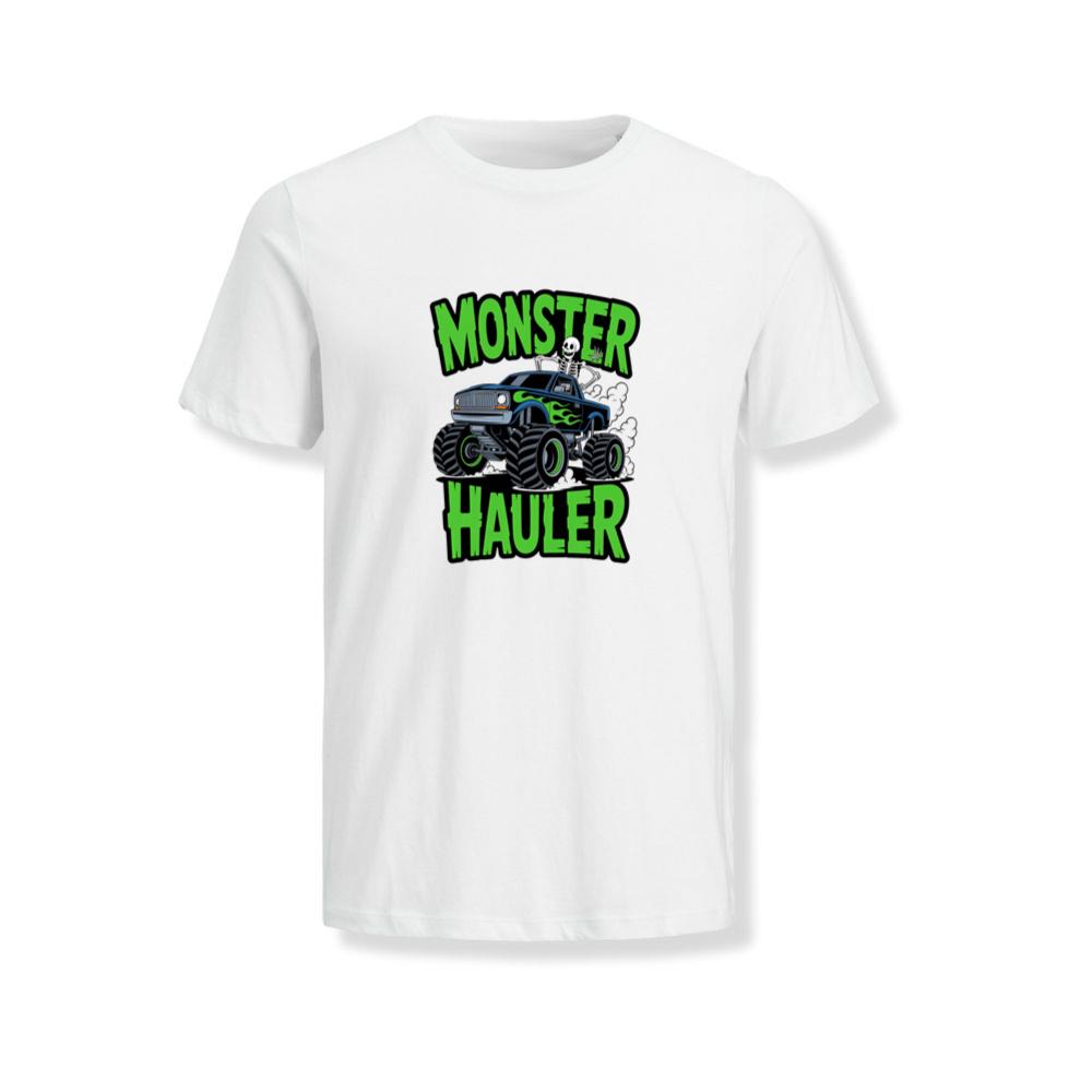 Monster Hauler Big Truck Cartoon Graphic T-Shirt