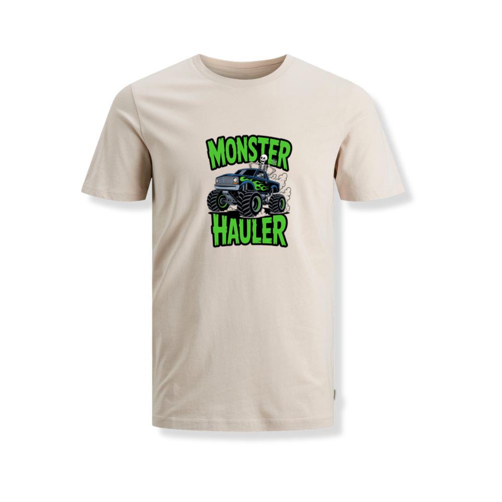 Monster Hauler Big Truck Cartoon Graphic T-Shirts