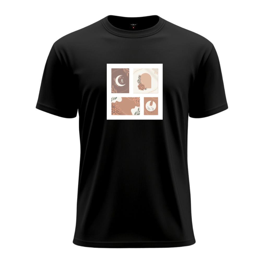 Moon, Arch, and Flower Designs T-Shirts