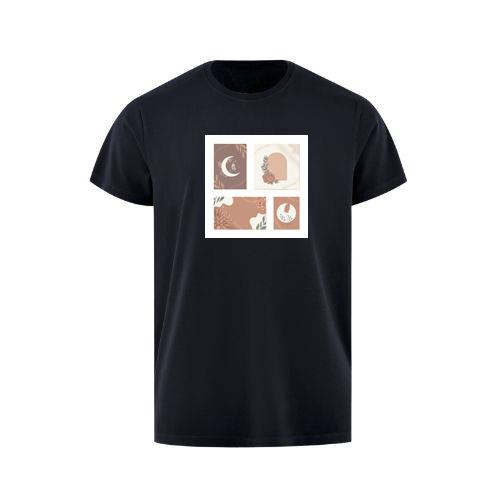Moon, Arch, and Flower Designs T-Shirts