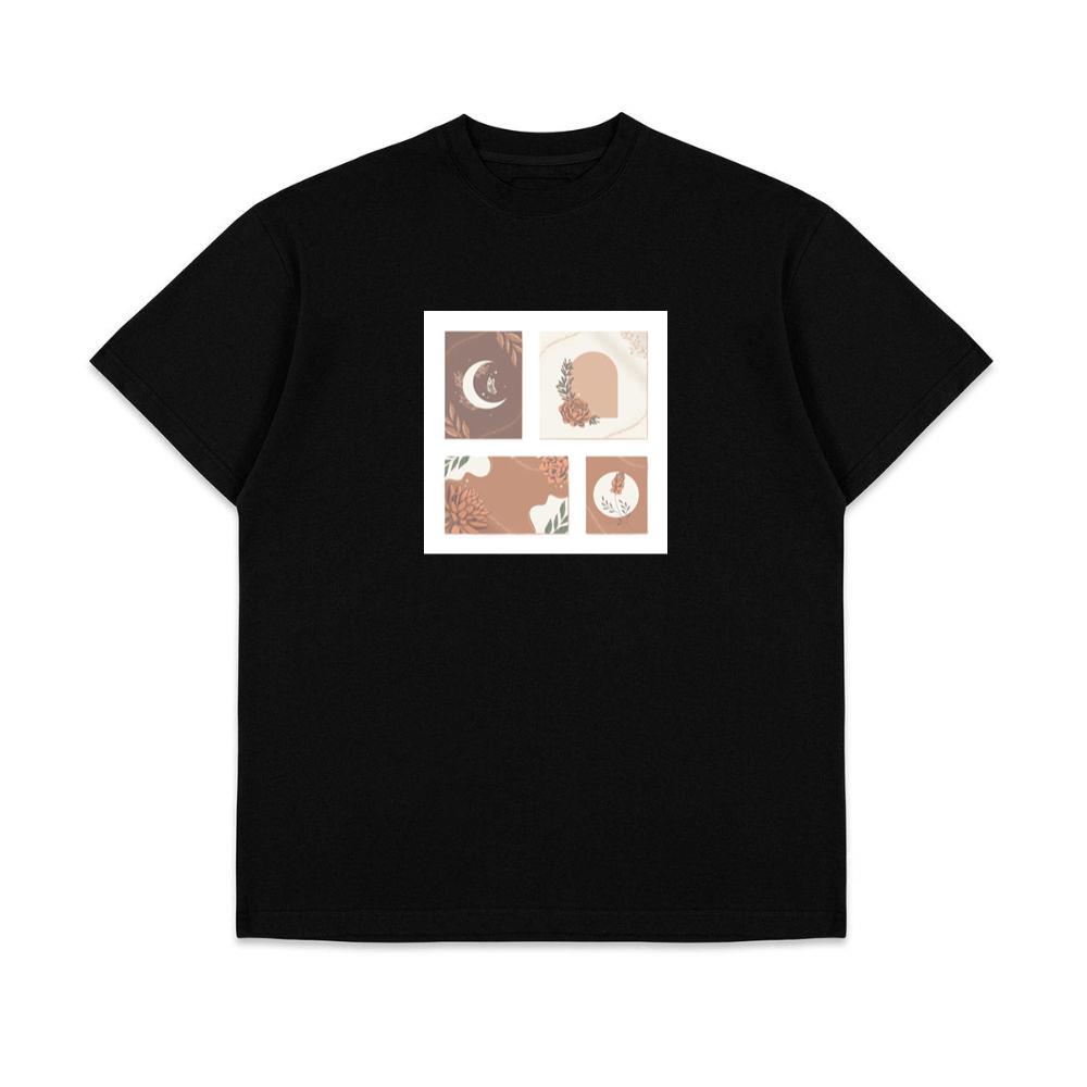 Moon, Arch, and Flower Designs T-Shirts