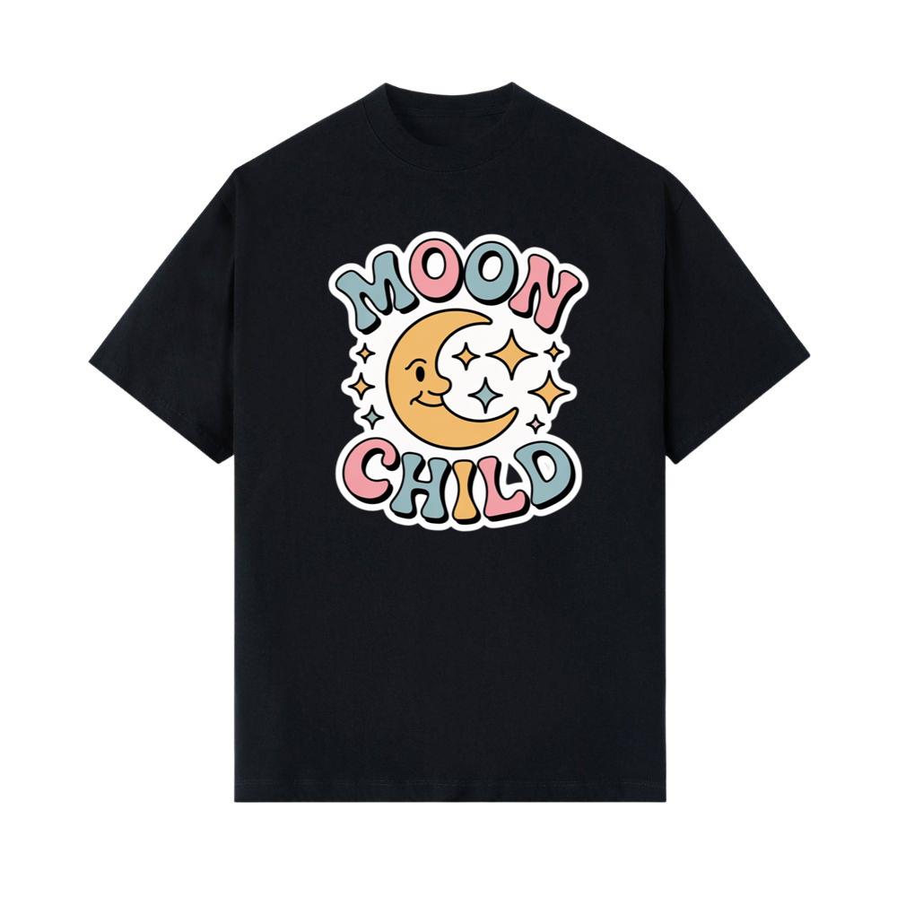 Moon Child Crescent Moon Retro Design for Dreamy and Free Spirits T-Shirt