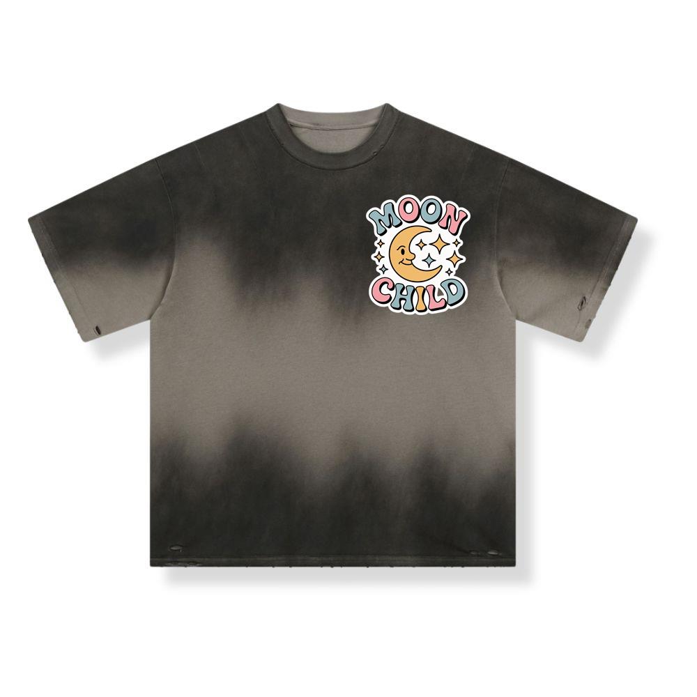 Moon Child Crescent Moon Retro Design for Dreamy and Free Spirits T-Shirt