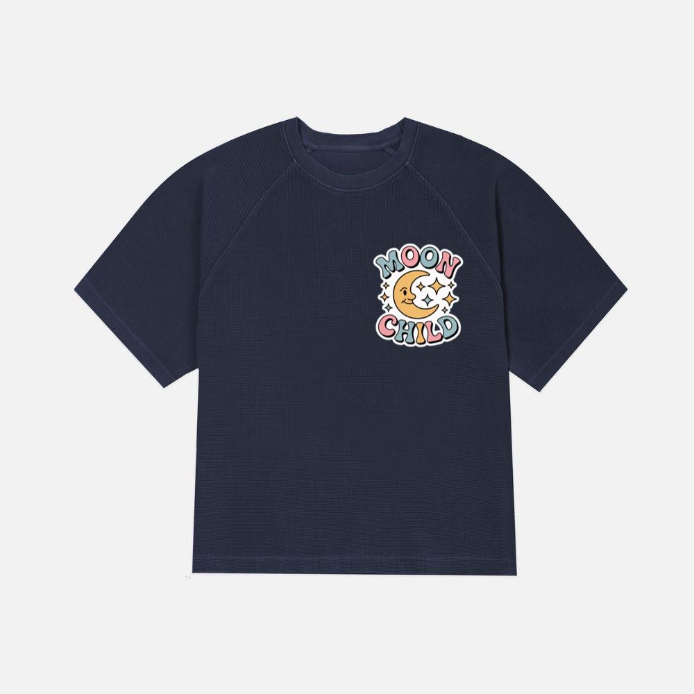 Moon Child Crescent Moon Retro Design for Dreamy and Free Spirits T-Shirt