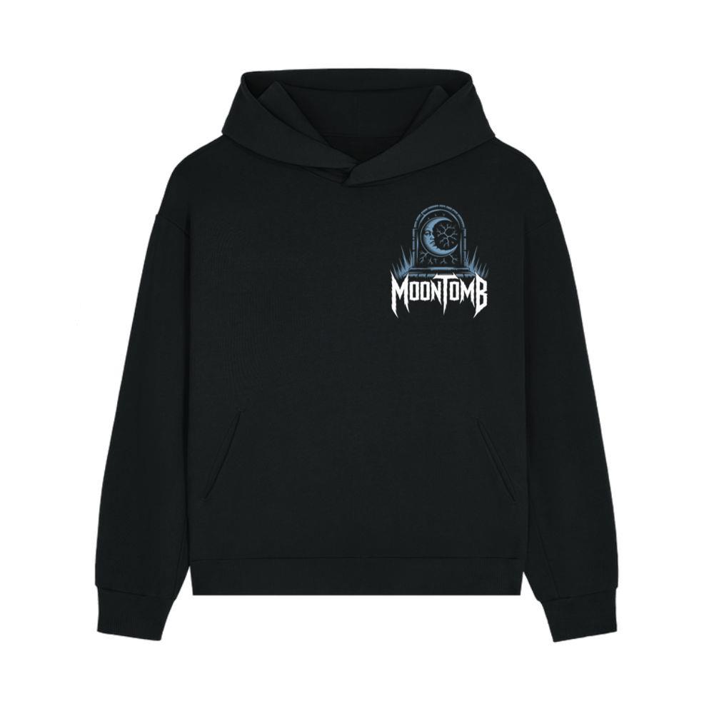 Moontomb Skull Grave Horror Graphic Hoodie