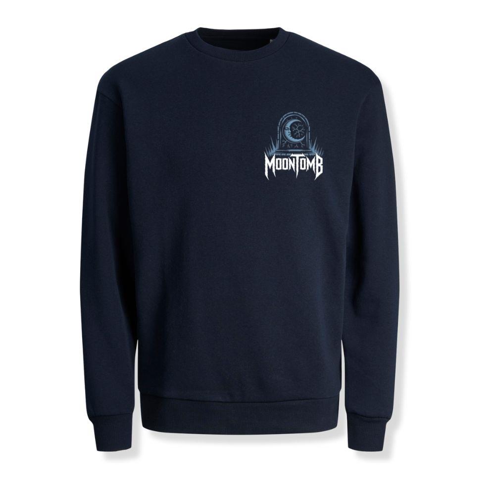 Moontomb Skull Grave Horror Graphic Sweatshirt