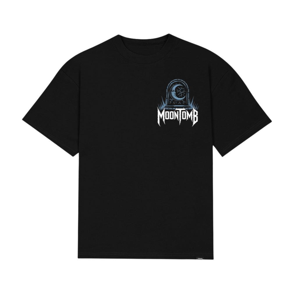 Moontomb Skull Grave Horror Graphic T-Shirt