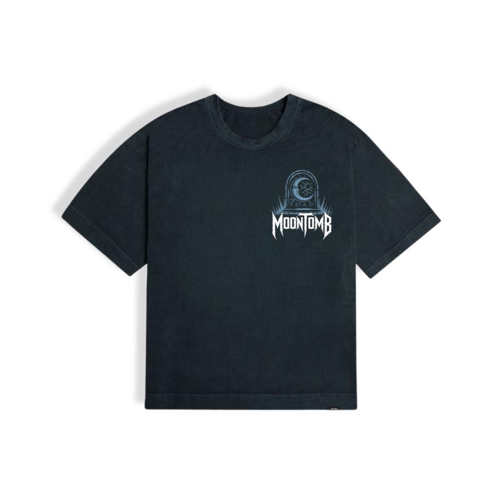 Moontomb Skull Grave Horror Graphic T-Shirt