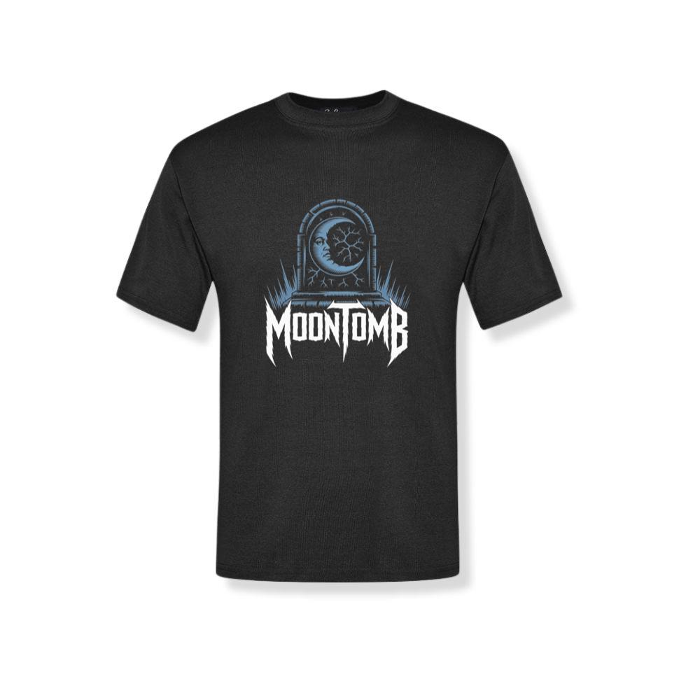 Moontomb Skull Grave Horror Graphic T-Shirt