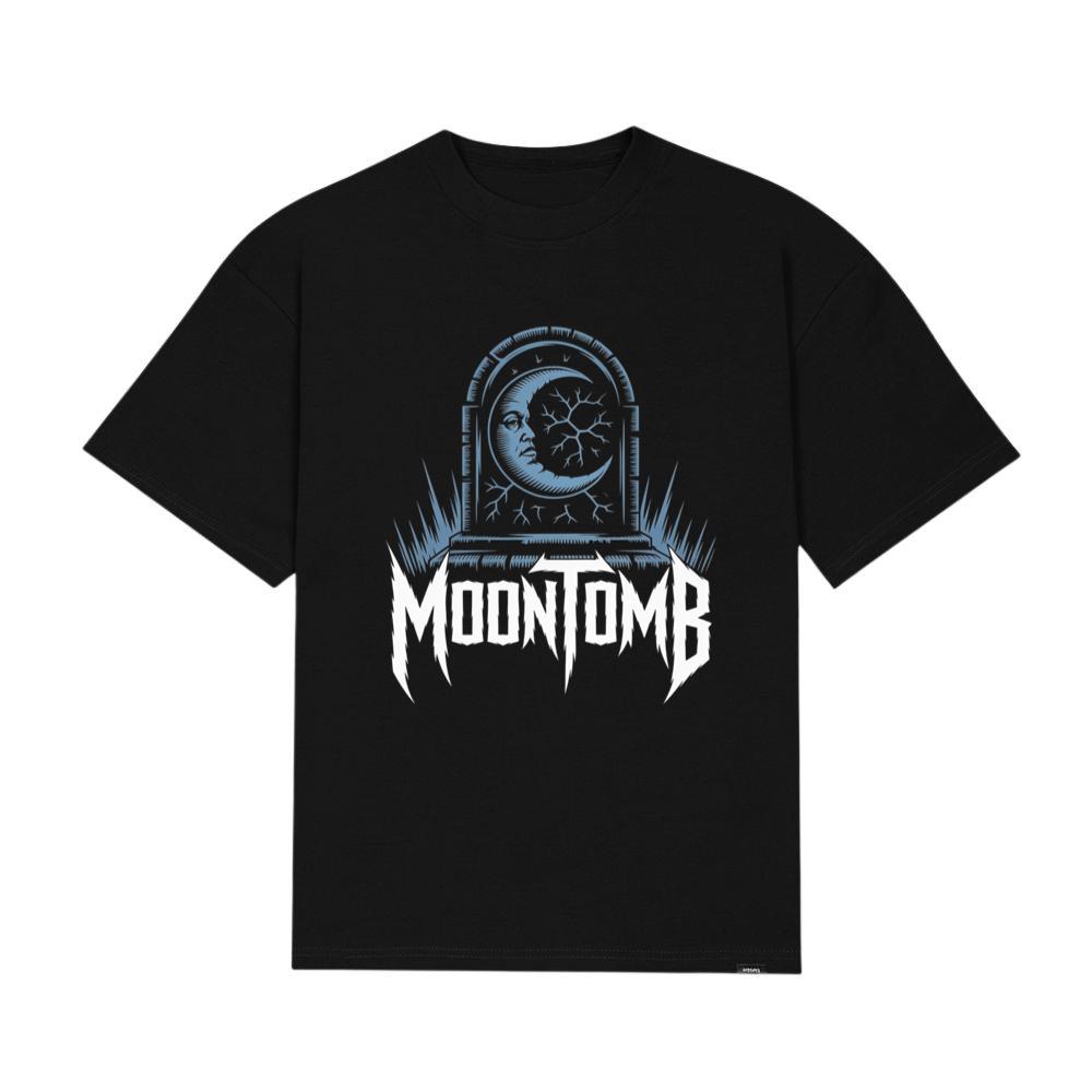 Moontomb Skull Grave Horror Graphic T-Shirt