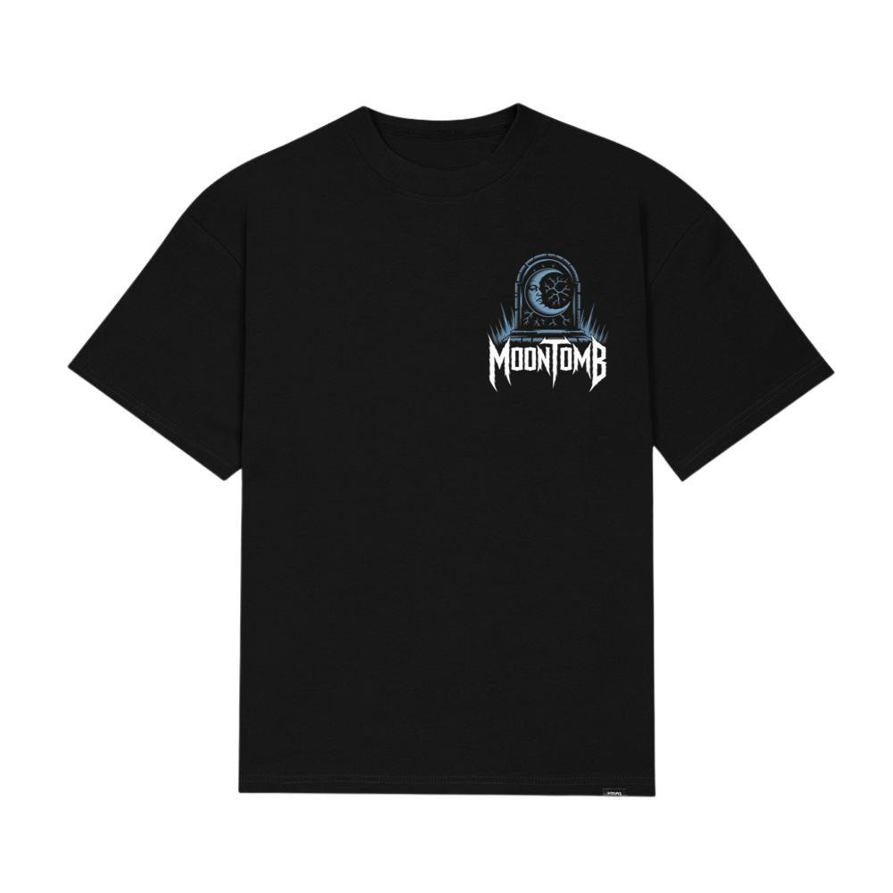 Moontomb Skull Grave Horror Graphic T-Shirt