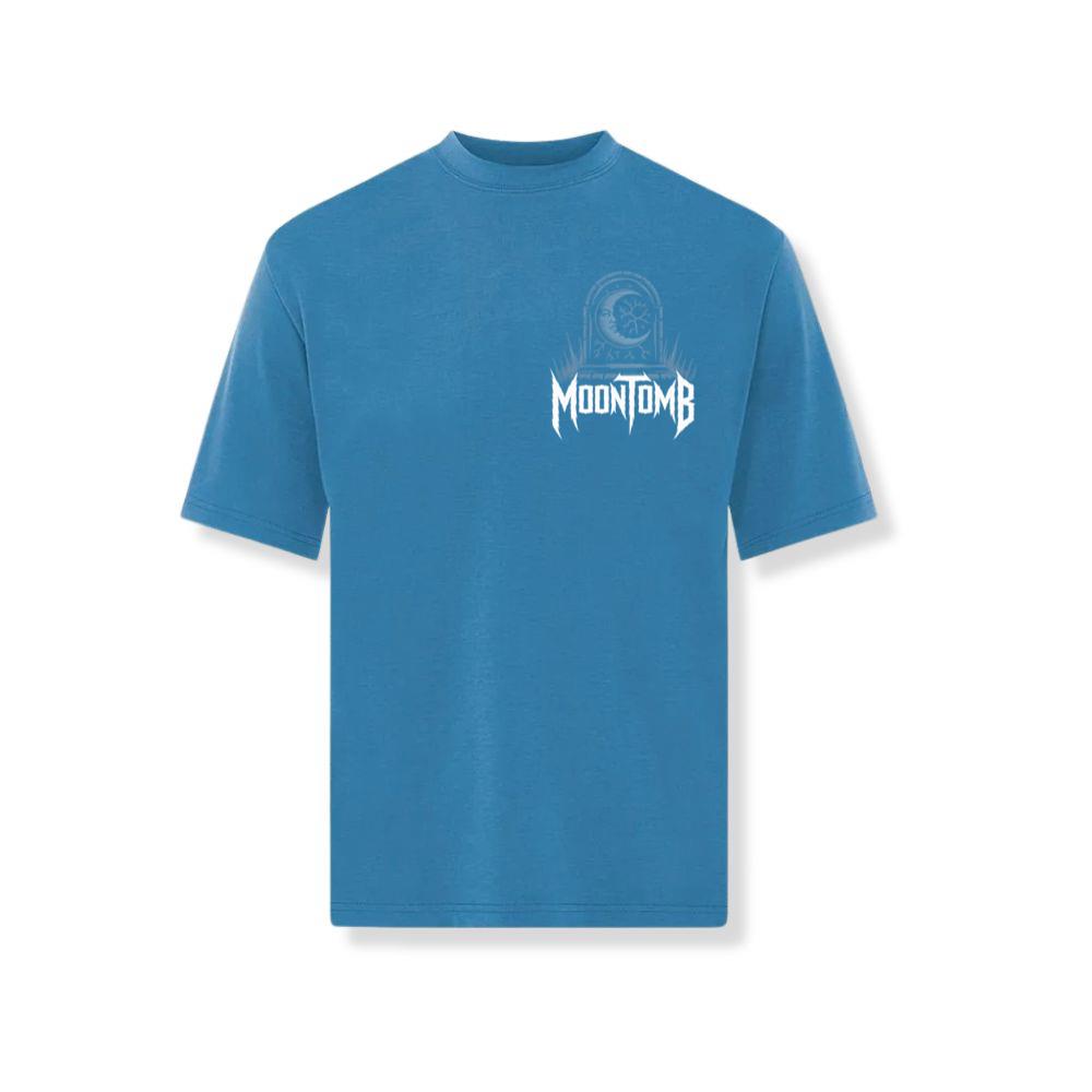 Moontomb Skull Grave Horror Graphic T-Shirt - Image 2