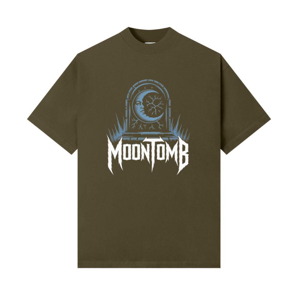 Moontomb Skull Grave Horror Graphic T-Shirts - Image 3