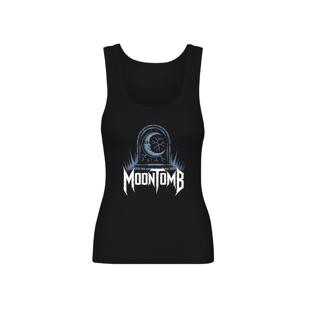 Moontomb Skull Grave Horror Graphic Tank Top