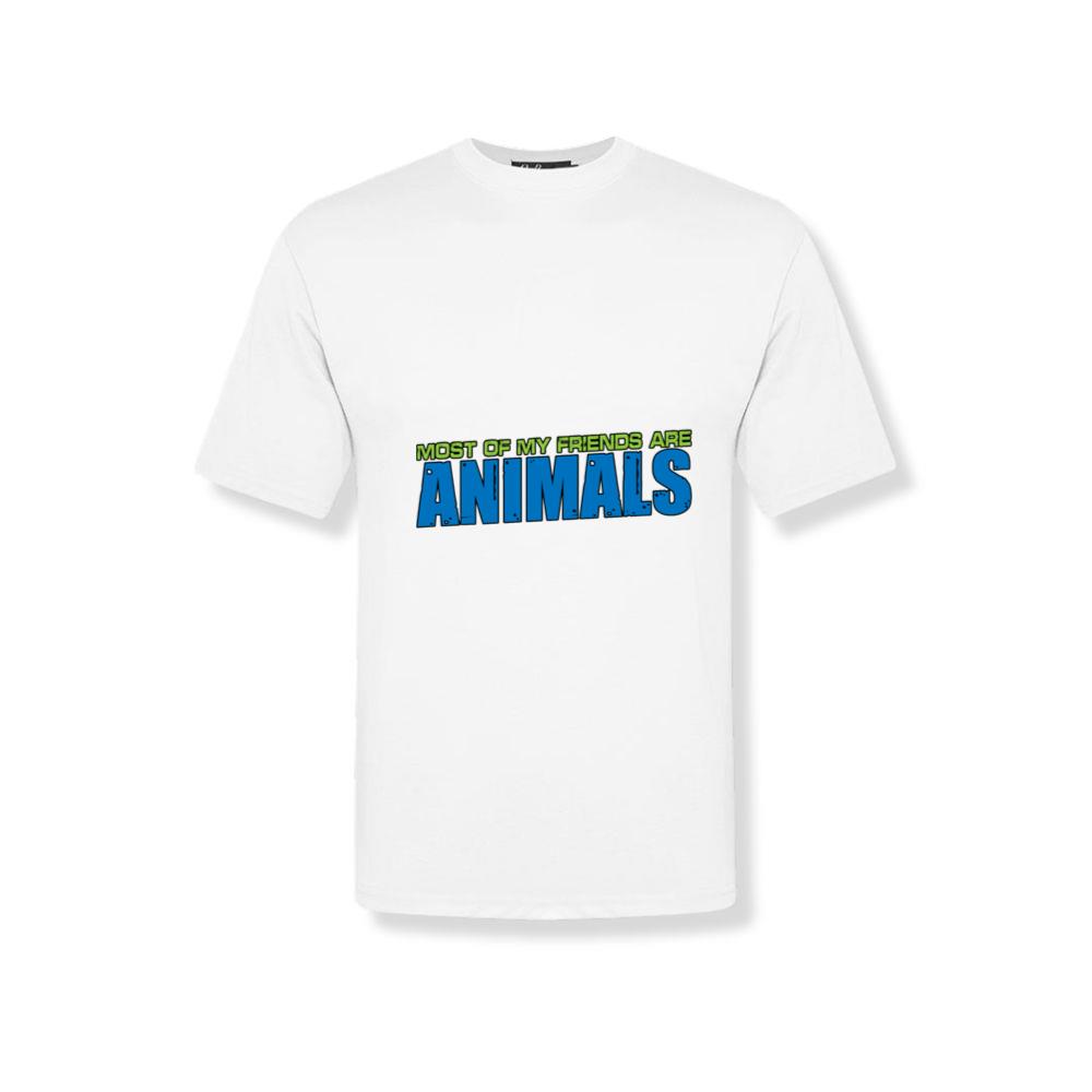Most of My Friends Are Animals 4_3 T-Shirts