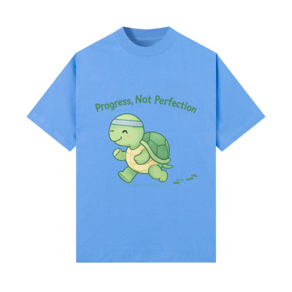 Motivational Turtle Running Design T-Shirt