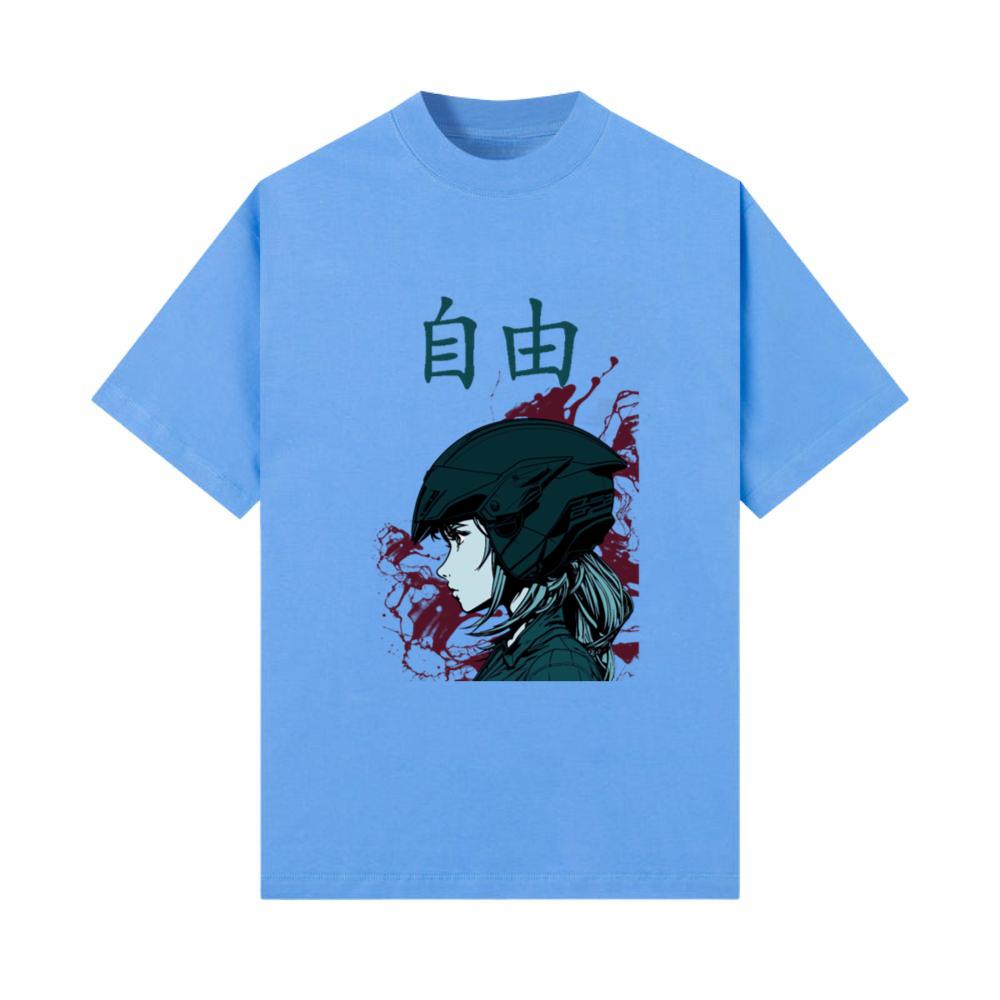 Motorcycle anime girl T-Shirt