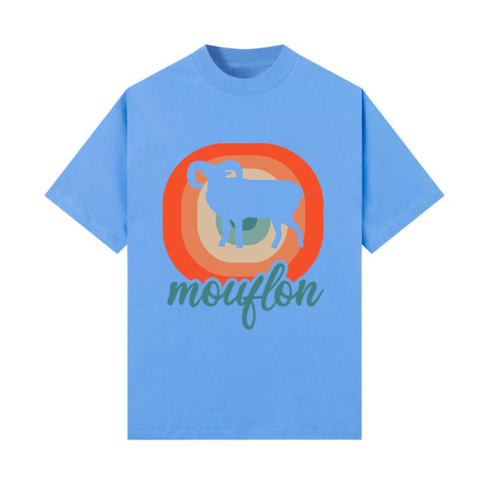 Mouflon Motif Animal Aries Love Kids T-Shirt