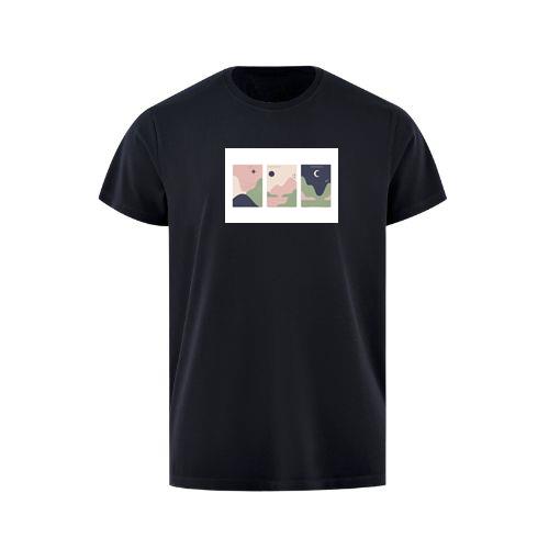Mountain, Moon, and Star Triptych T-Shirts