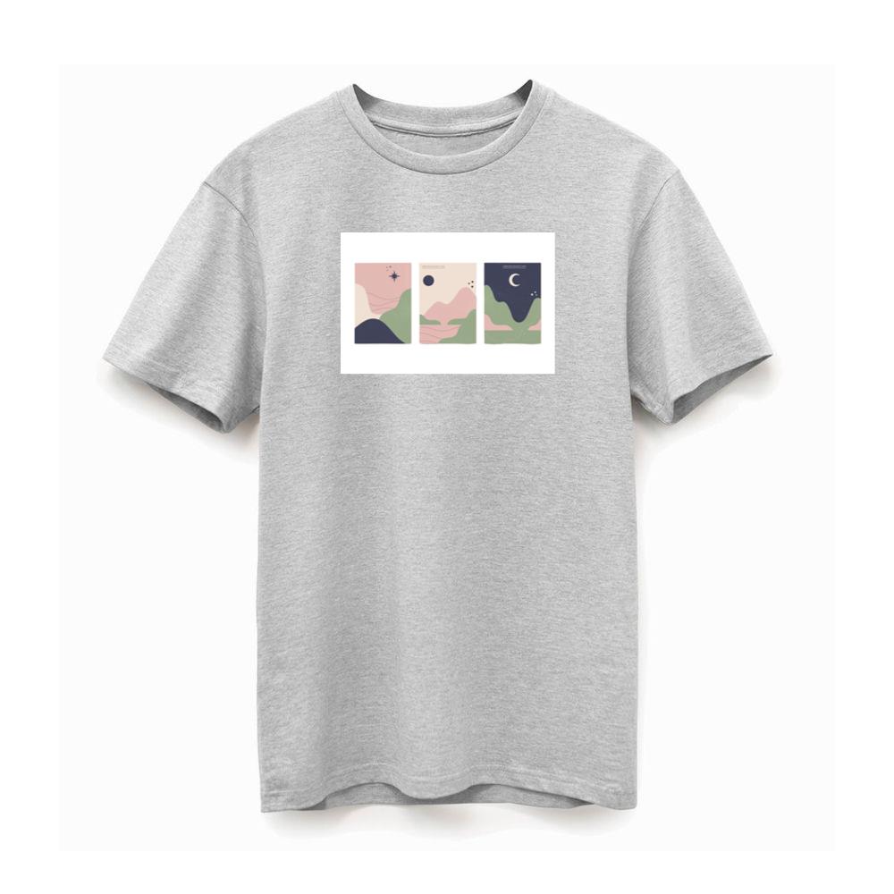 Mountain, Moon, and Star Triptych T-Shirts