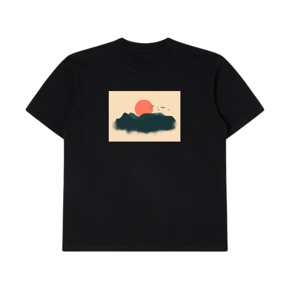 Mountain Sunset Serenity T-Shirts