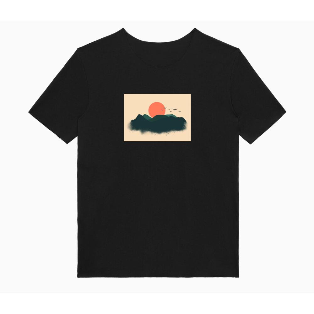 Mountain Sunset Serenity TShirts Tickertaz