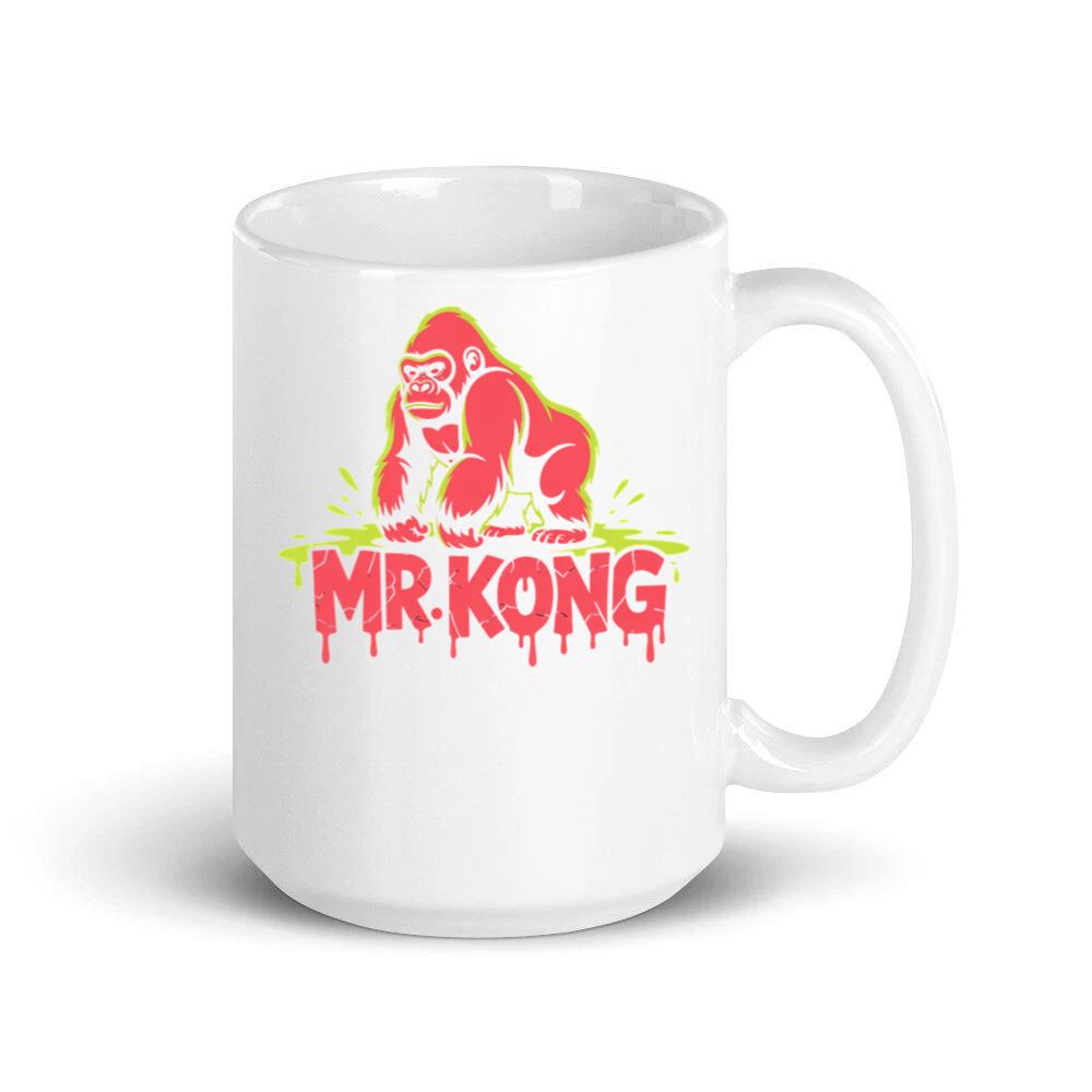 Mr Kong Retro Gorilla Cartoon Design Mug