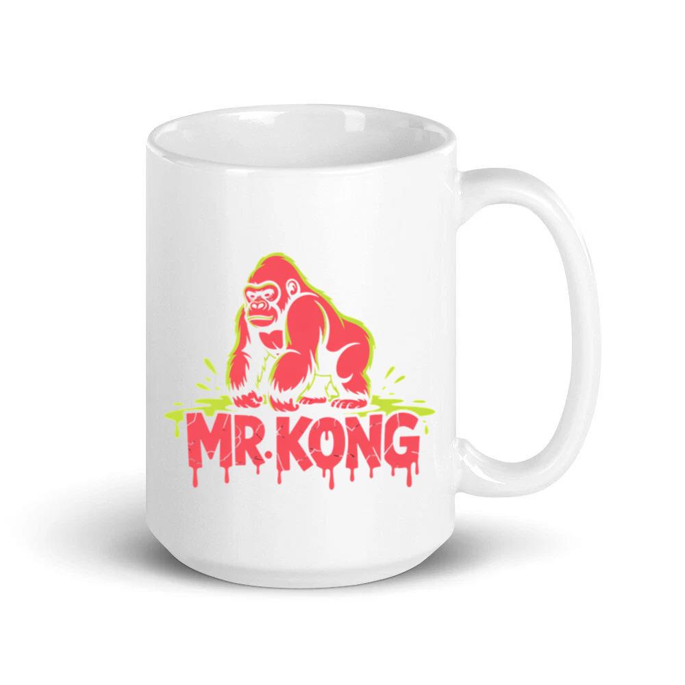 Mr Kong Retro Gorilla Cartoon Design Mug