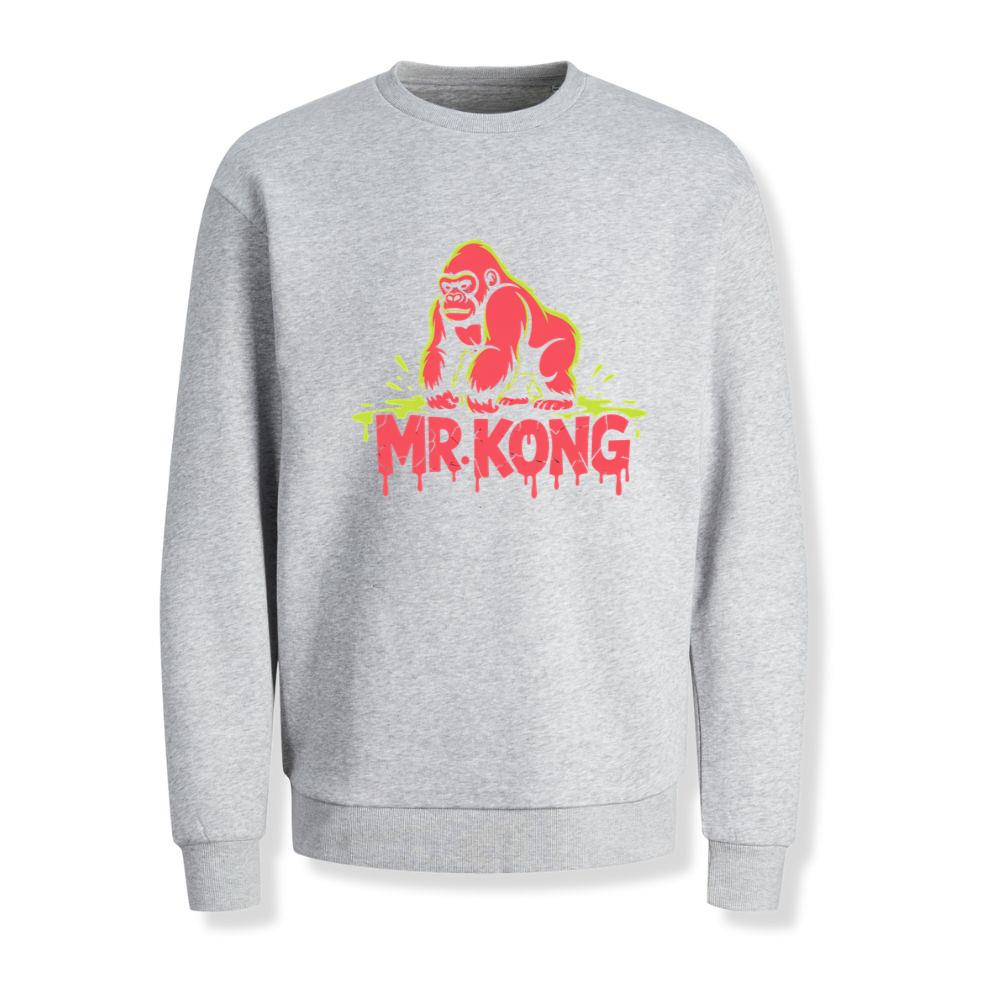 Mr Kong Retro Gorilla Cartoon Design Sweatshirt
