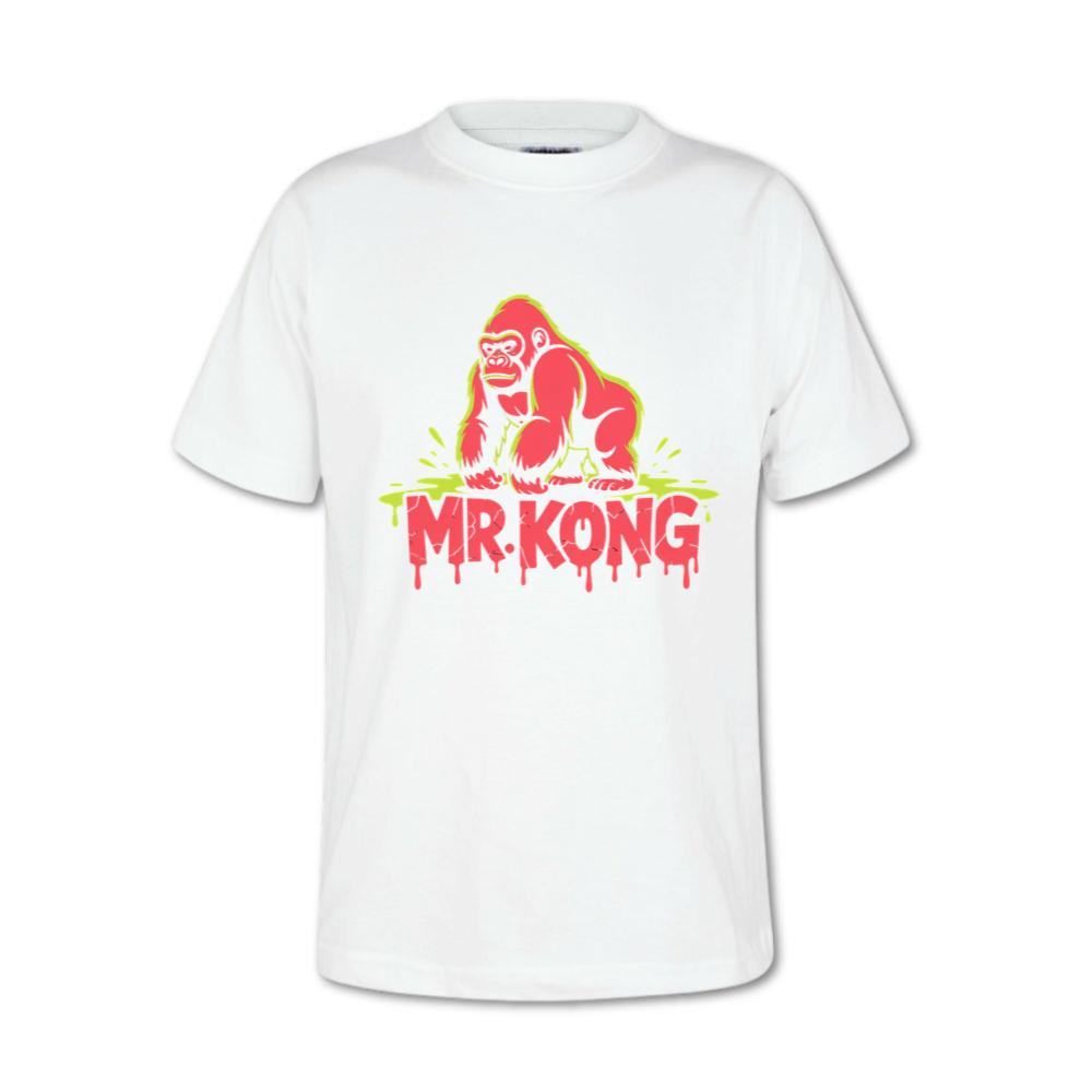 Mr Kong Retro Gorilla Cartoon Design T-Shirt