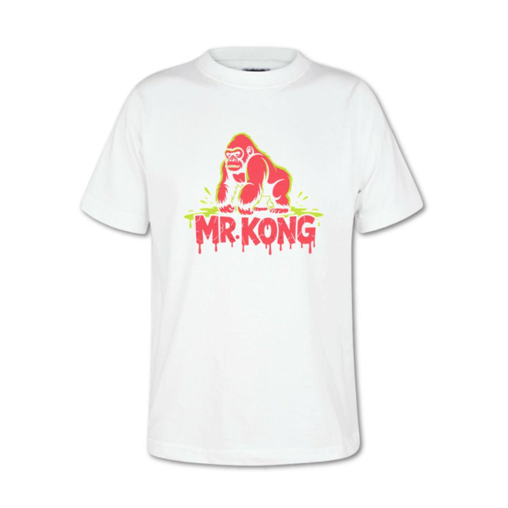 Mr Kong Retro Gorilla Cartoon Design T-Shirt