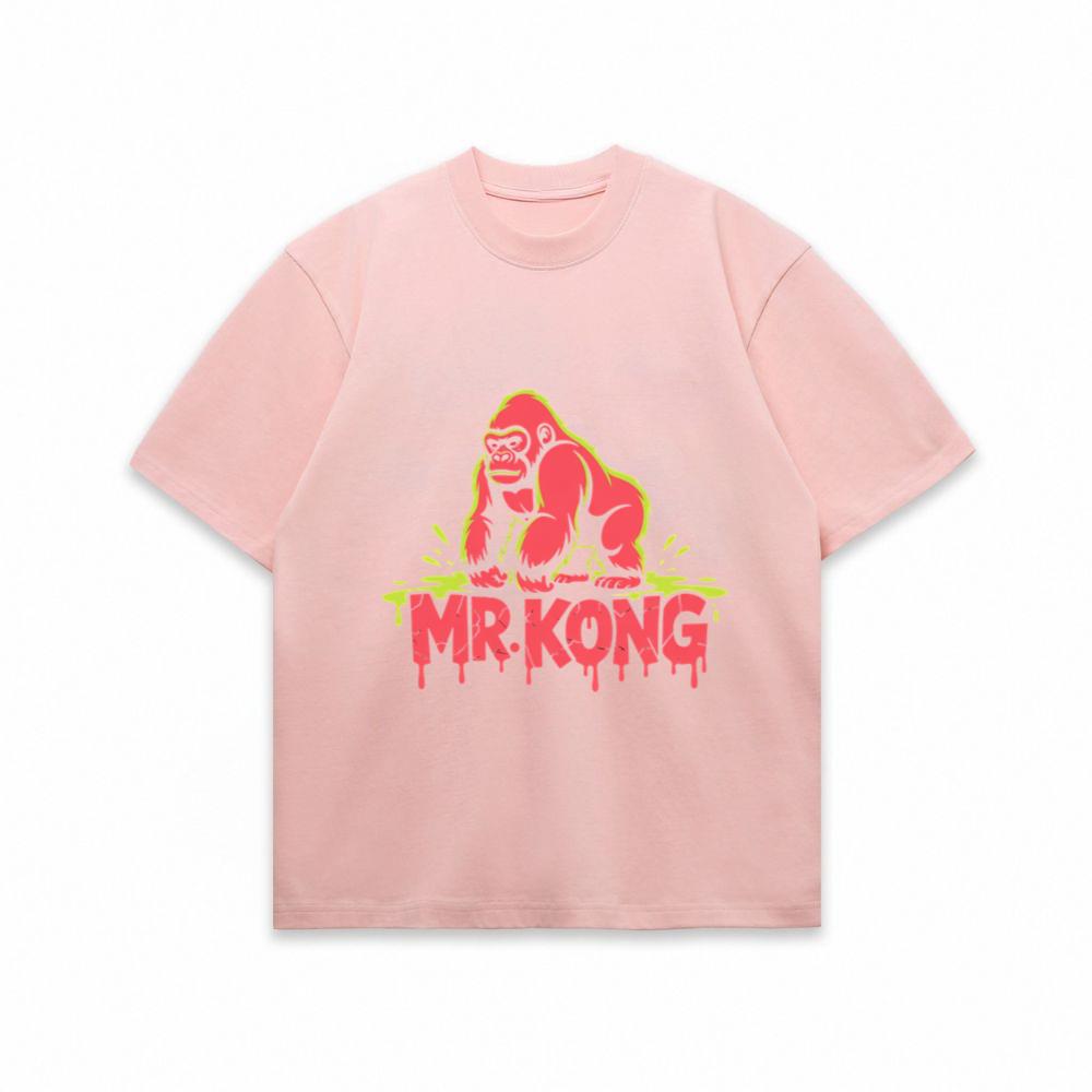 Mr Kong Retro Gorilla Cartoon Design T-Shirt