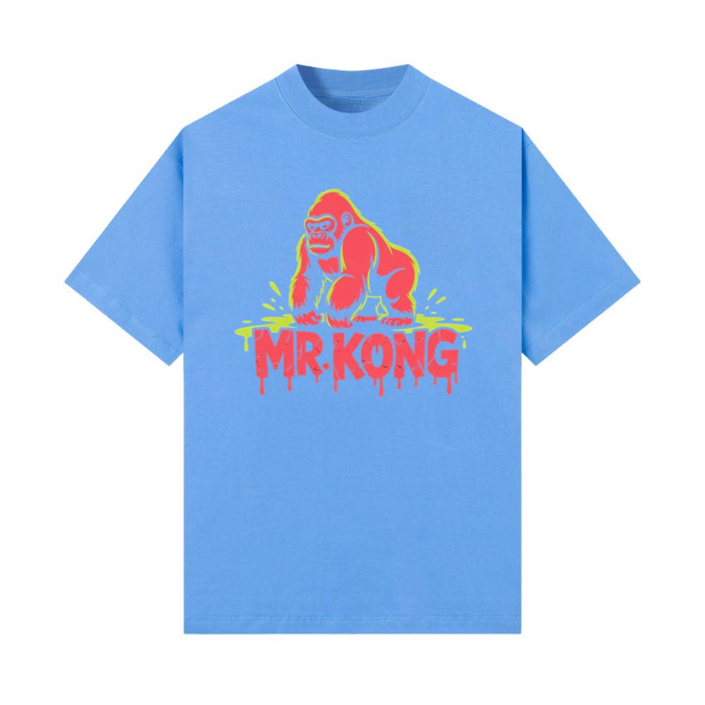Mr Kong Retro Gorilla Cartoon Design T-Shirts