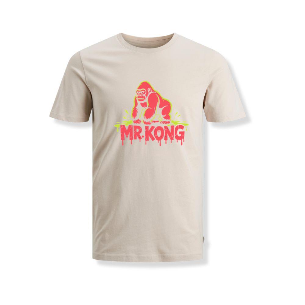 Mr Kong Retro Gorilla Cartoon Design T-Shirts