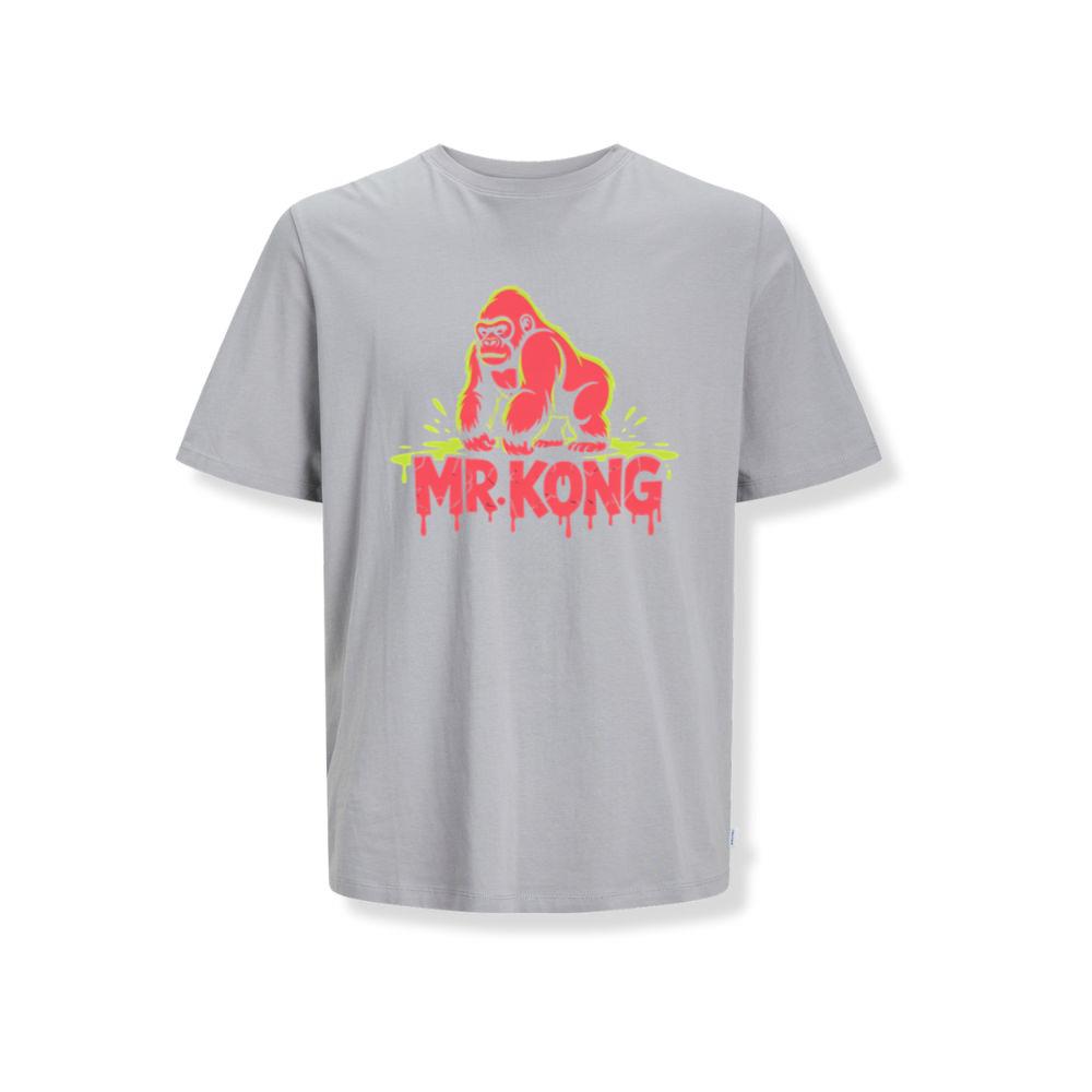 Mr Kong Retro Gorilla Cartoon Design T-Shirts