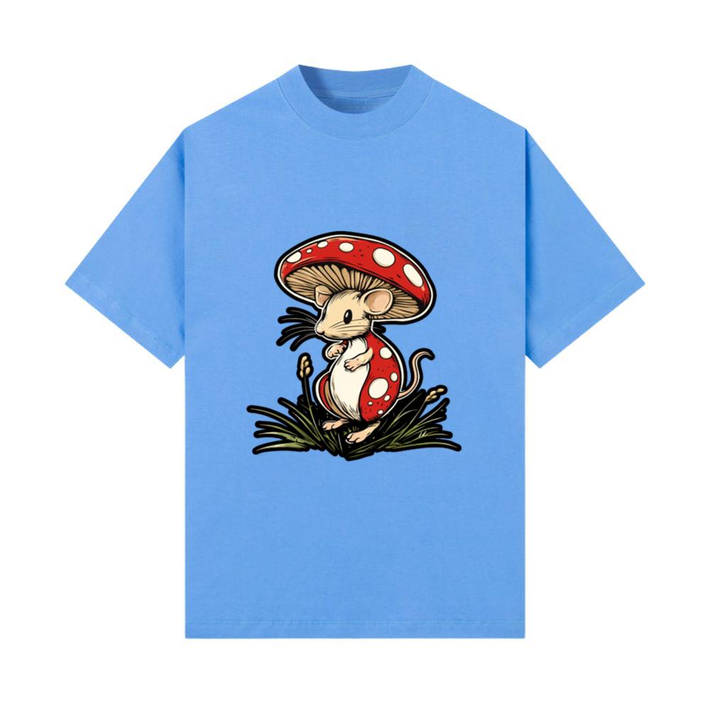 Mushroom Mouse Funny Animal And Mushroom T-Shirt