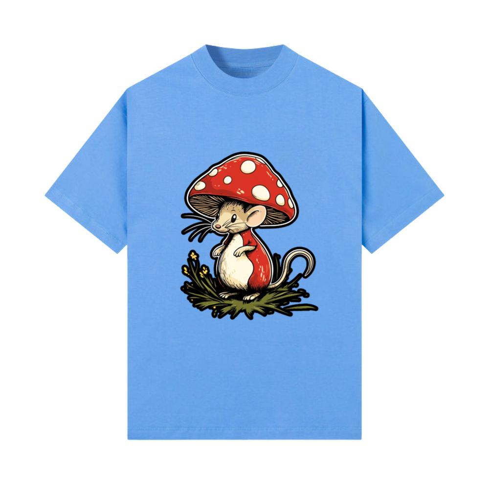 Mushroom Mouse Funny Animal And Mushroom_1 T-Shirt