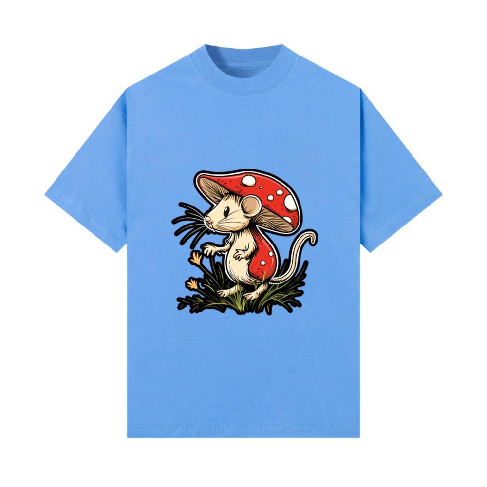 Mushroom Mouse Funny Animal And Mushroom_2 T-Shirt