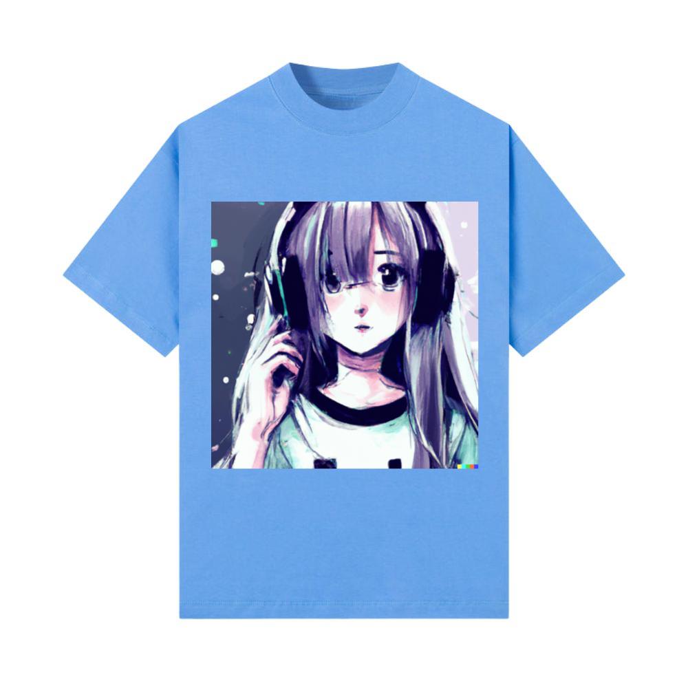 Music Anime Natural Cute Girl T-Shirt