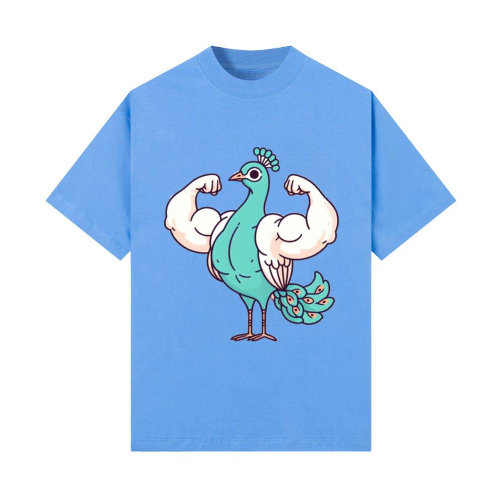 Musular Animal Series - Peacock 01 T-Shirt