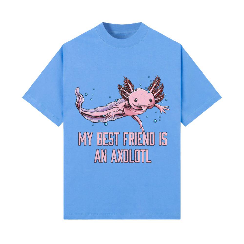My Friend Is Axolotl Salamander Animal Lover Axolo T-Shirt