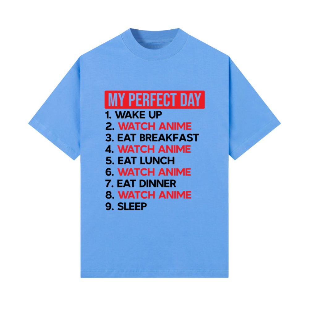 My Perfect Day With Anime Lover T-Shirt