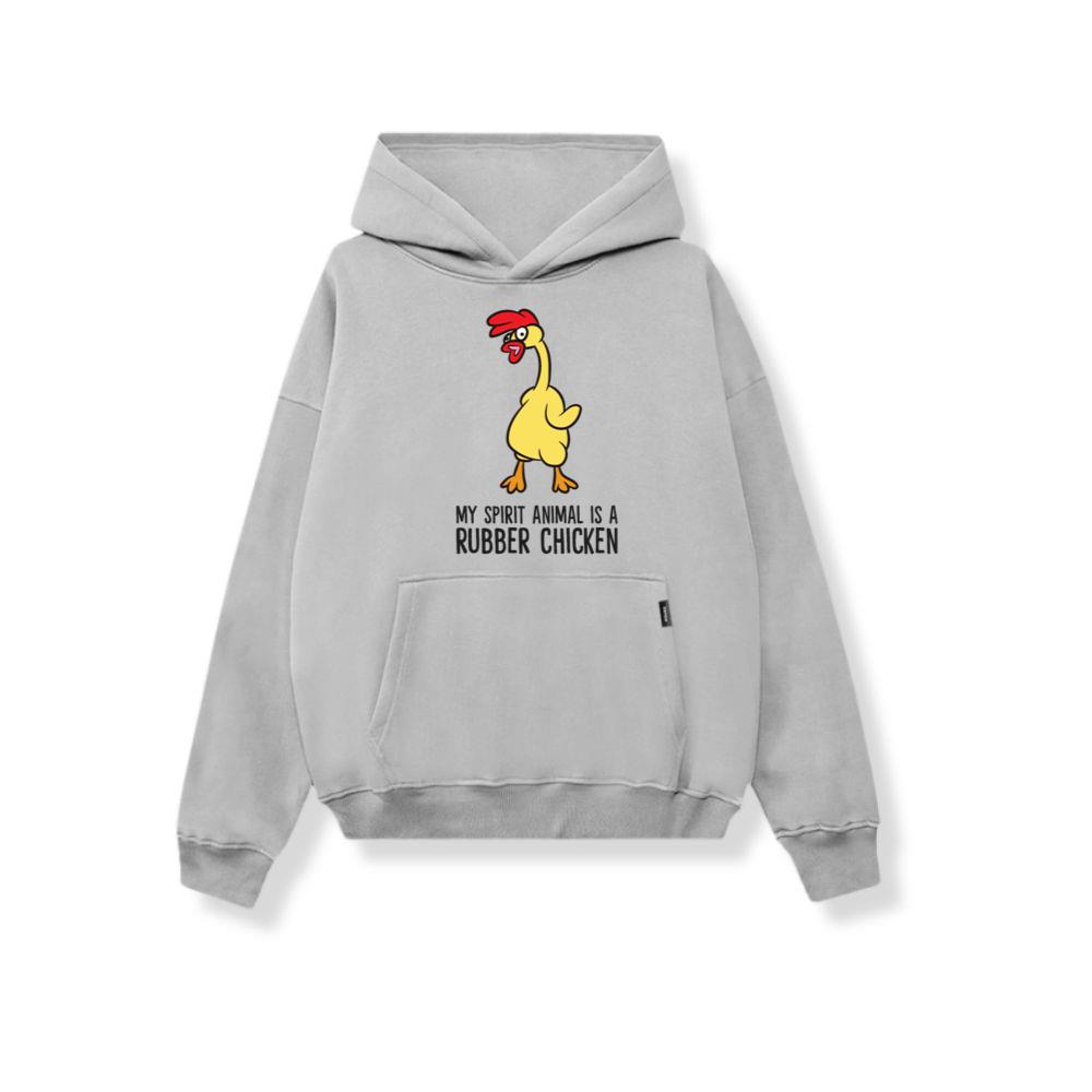 My Spirit Animal Is A Rubber Chicken Hoodie